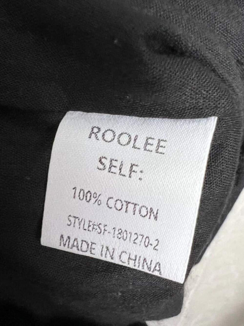 Roolee Ithaca embroidered midi shirt dress black nursing friendly cotton NEW - Picture 10 of 11